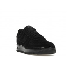 Женские кроссовки Nike Air Force 1 Low 07 Triple Black Suede (W)