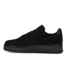 Женские кроссовки Nike Air Force 1 Low 07 Triple Black Suede (W)
