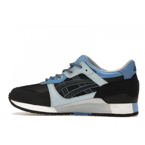 Кроссы ASICS Gel-Lyte III Kithstrike Black Carolina Blue - мужская сетка размеров