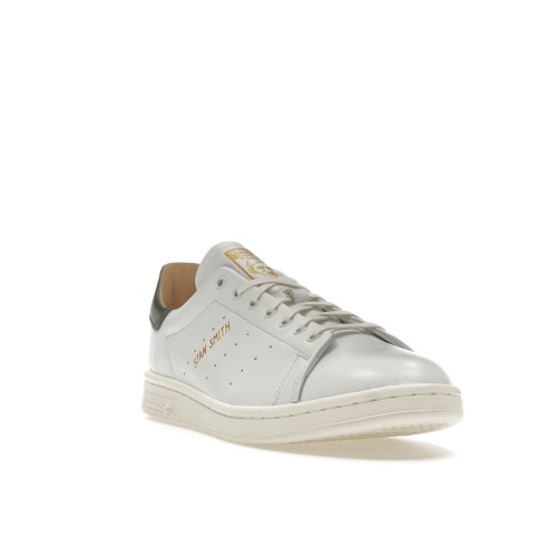 Кроссы adidas Stan Smith Lux White Green - мужская сетка размеров