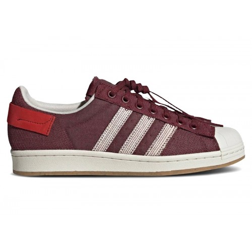 adidas Superstar Parley Shadow Red - мужская сетка размеров