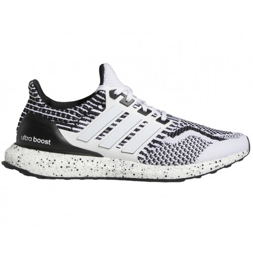 Кроссы adidas Ultra Boost 5.0 DNA Cloud White Black - мужская сетка размеров