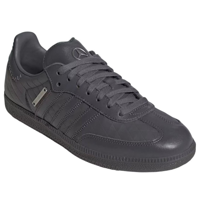 Mercedes-Benz x adidas Samba OG Grey Five Silver Metallic - мужская сетка размеров Mercedes-Benz x adidas Samba OG Grey Five Silver Metallic - мужская сетка размеров