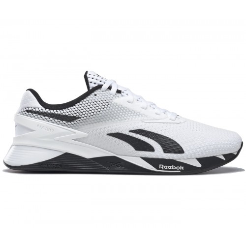 Кроссы Reebok Nano X3 White Black - мужская сетка размеров