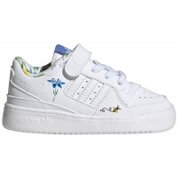 Кроссовки для малыша adidas Forum Low Cloud White Blue Fusion Green (TD)