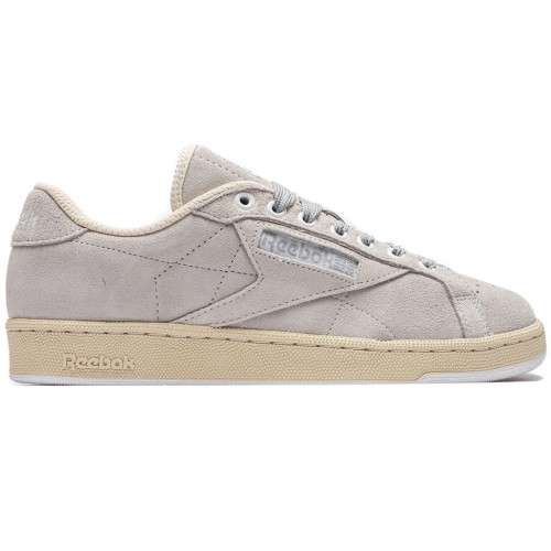 Кроссы Reebok Club C Grounds SNEEZE Grey - мужская сетка размеров