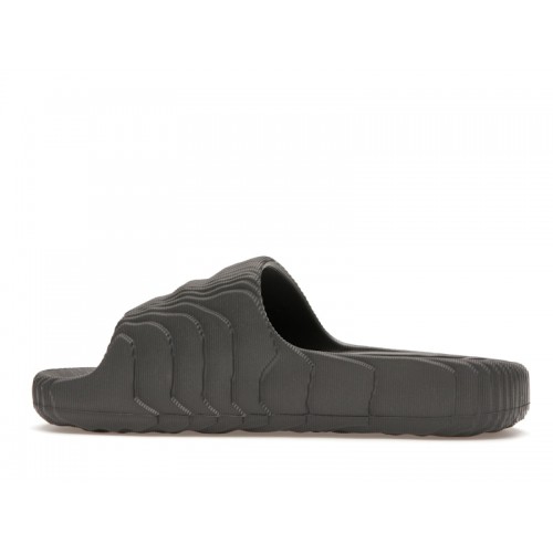 adidas Adilette 22 Slides Grey Five - мужская сетка размеров adidas Adilette 22 Slides Grey Five - мужская сетка размеров