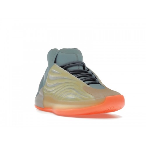 Кроссы adidas Yeezy QNTM Hi-Res Coral - мужская сетка размеров