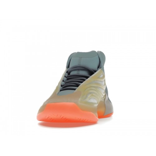 Кроссы adidas Yeezy QNTM Hi-Res Coral - мужская сетка размеров
