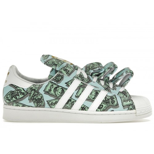 adidas Superstar Jeremy Scott Money - мужская сетка размеров