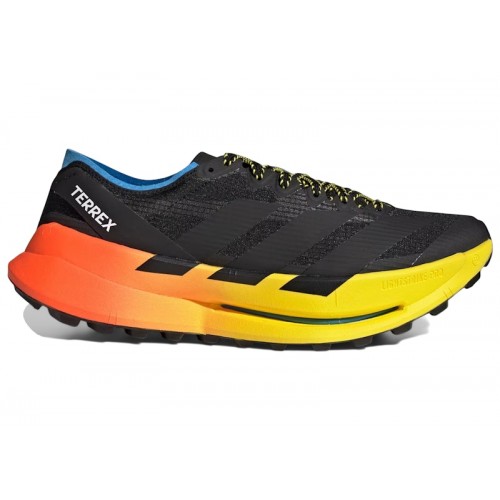 adidas Terrex Agravic Speed Ultra 2 Trail Black Lucid Ray Blue - мужская сетка размеров