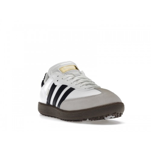 Кроссы adidas Samba Golf White Black Gum - мужская сетка размеров