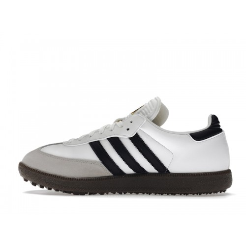 Кроссы adidas Samba Golf White Black Gum - мужская сетка размеров