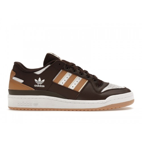 Кроссы adidas Forum 84 Low ADV Dark Brown Ecru Tint - мужская сетка размеров