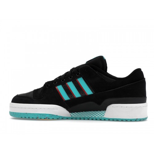 Кроссы adidas Forum 84 Low ADV Black Better Scarlet - мужская сетка размеров