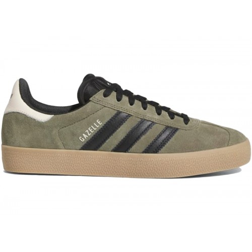 Кроссы adidas Gazelle ADV Olive Strata Gum - мужская сетка размеров