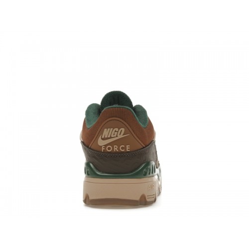 Кроссы Nike Air Force 3 Low SP Nigo Baroque Brown - мужская сетка размеров