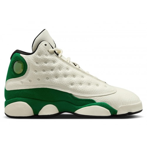 Кроссы Jordan 13 Retro Sail Pine Green (GS) - подростковая сетка размеров