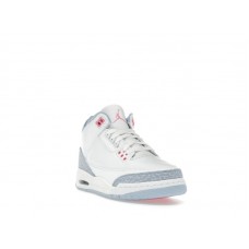 Подростковые Jordan 3 Retro White Cobalt Bliss (GS)
