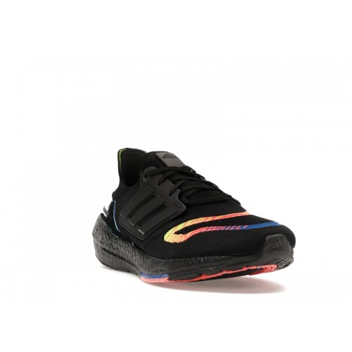 adidas Ultra Boost 22 Linear Energy Black - мужская сетка размеров