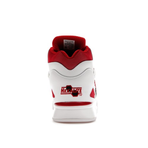 Кроссы Reebok Pump Omni Zone II White Vector Red - мужская сетка размеров