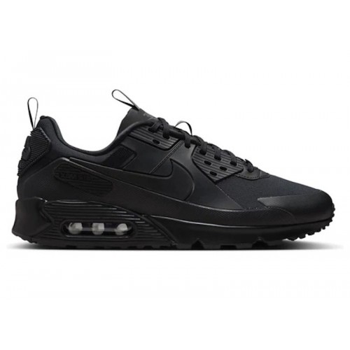 Кроссы Nike Air Max 90 Drift Triple Black - мужская сетка размеров