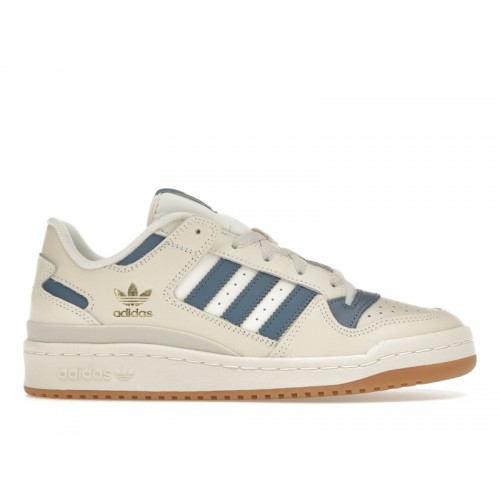 Кроссы adidas Forum Low CL White Altered Blue Gum - мужская сетка размеров