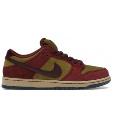 Nike SB Dunk Low Dark Team Red Olive Flak