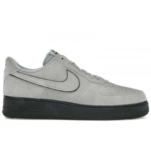 Nike Air Force 1 Low 07 LV8 Light Smoke Grey Suede Black - мужская сетка размеров