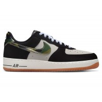 Nike Air Force 1 Low 07 LV8 Black Patent Camo Swoosh