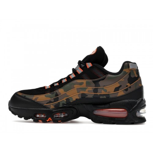 Nike Air Max 95 OG Orange Camo - мужская сетка размеров