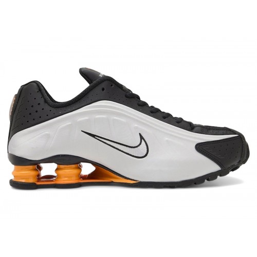 Кроссы Nike Shox R4 Bright Mandarin - мужская сетка размеров