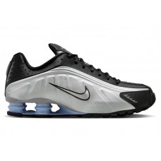 Кроссовки Nike Shox R4 Metallic Silver Black Psychic Blue