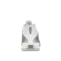 Кроссовки Nike Shox R4 White Bright Crimson Metallic Silver