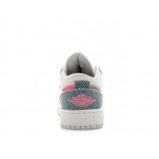 Подростковые Jordan 1 Low SE Denim Sequin (GS)