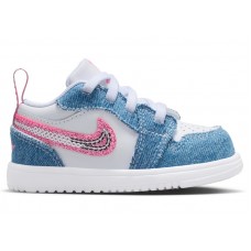 Кроссовки для малыша Jordan 1 Low ALT SE Denim Sequin (TD)