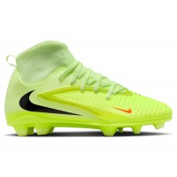 Подростковые Nike Phantom 6 High Club MG Life Lime Black (GS)