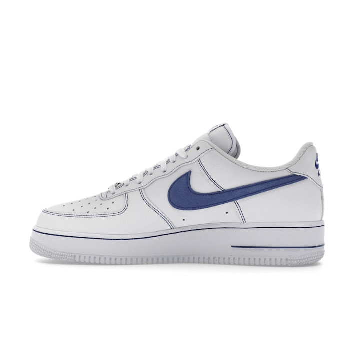 Nike Air Force 1 07 LV8 White Deep Royal - мужская сетка размеров Nike Air Force 1 07 LV8 White Deep Royal - мужская сетка размеров
