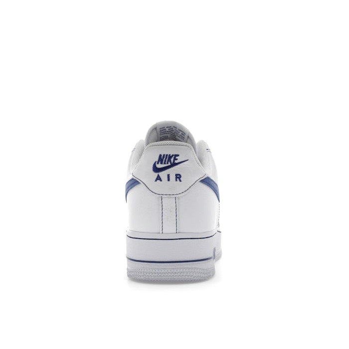 Nike Air Force 1 07 LV8 White Deep Royal - мужская сетка размеров Nike Air Force 1 07 LV8 White Deep Royal - мужская сетка размеров