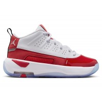Подростковые кроссовки Jordan Max Aura 7 White Gym Red Black (GS)