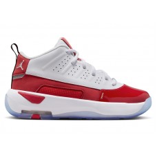 Подростковые кроссовки Jordan Max Aura 7 White Gym Red Black (GS)