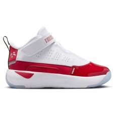 Детские кроссовки Jordan Max Aura 7 White Gym Red Black (PS)