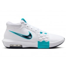 Кроссовки Nike LeBron Witness 8 White Dusty Cactus Obsidian