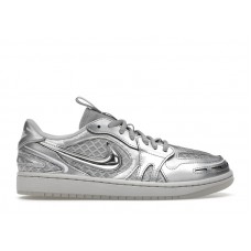 Женские Jordan 1 Low Method of Make V3 Metallic Silver (W)