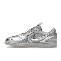 Женские Jordan 1 Low Method of Make V3 Metallic Silver (W)