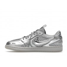Женские Jordan 1 Low Method of Make V3 Metallic Silver (W)