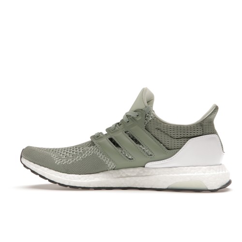 Кроссы adidas Ultra Boost 1.0 DNA Split Linen Green - мужская сетка размеров