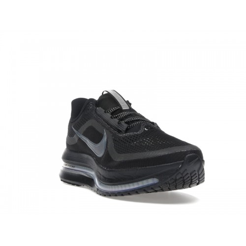 Кроссы Nike Air Zoom Pegasus Premium Black Metallic Silver - мужская сетка размеров