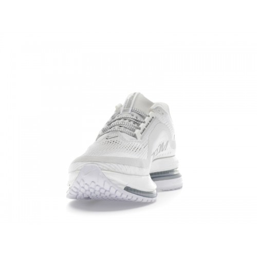 Кроссы Nike Air Zoom Pegasus Premium White Metallic Silver - мужская сетка размеров