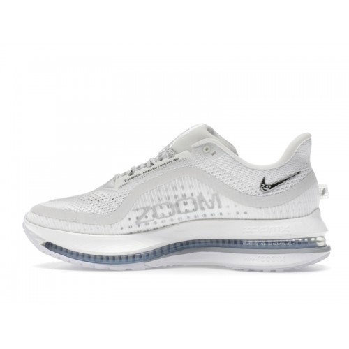 Кроссы Nike Air Zoom Pegasus Premium White Metallic Silver - мужская сетка размеров